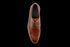 Full Grain Leather Men's Tan Wingtip Derby Shoes